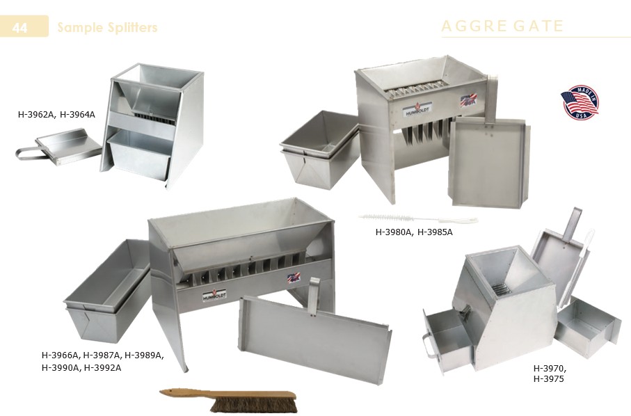 Aggregate Sampling Splitter HUMBOLDT AGGREGATE
