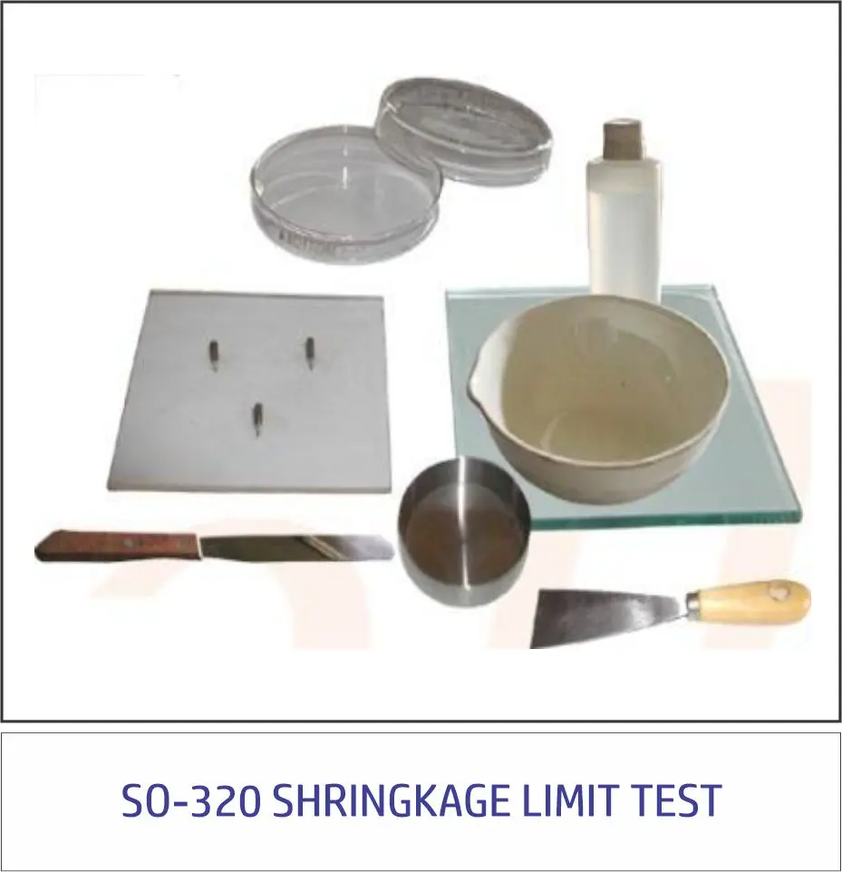 SO-320 SHRINGKAGE LIMIT TEST