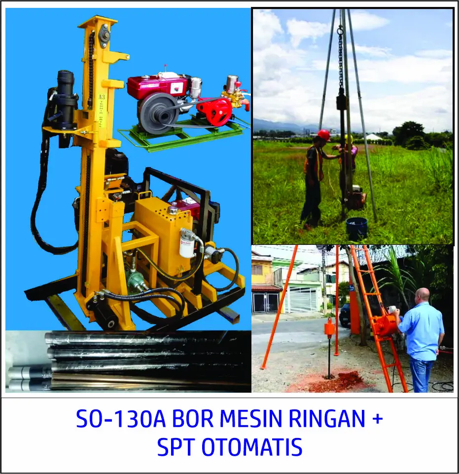 SO-130A BOR MESIN RINGAN + SPT OTOMATIS
