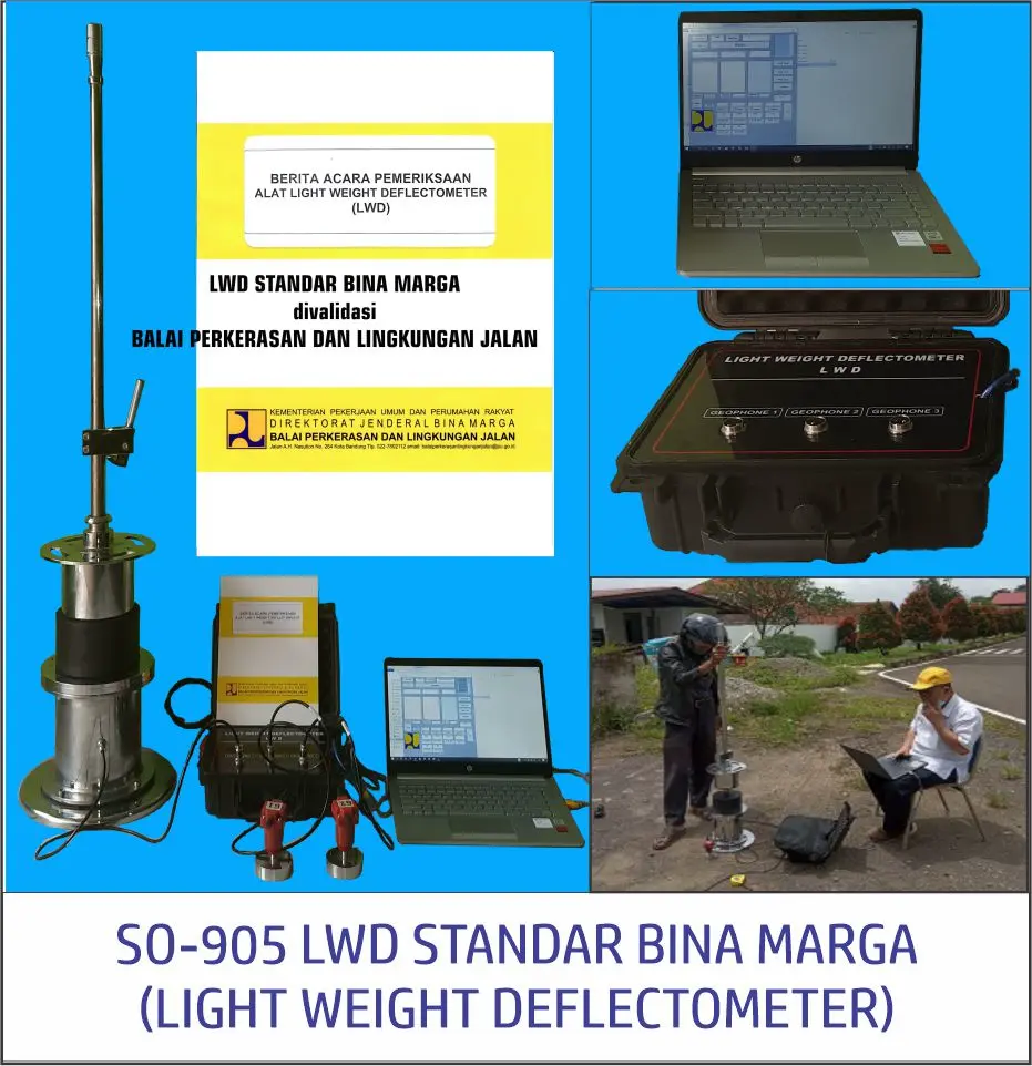 SO-905 LWD (Light Weight Deflectometer) STANDAR BINA MARGA