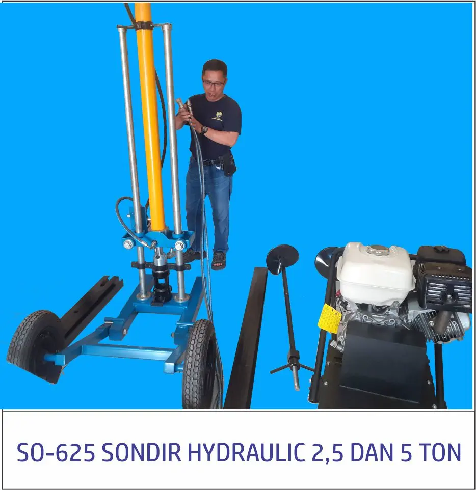 SO-625 Sondir Hydraulic 2.5 Ton dan SO-650 Sondir Hydraulic 5 Ton