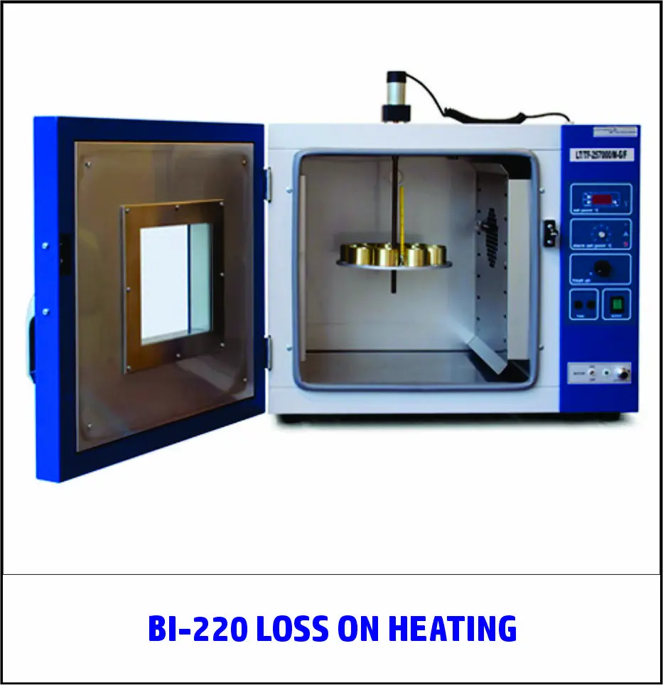 BI-220 LOSS ON HEATING TEST